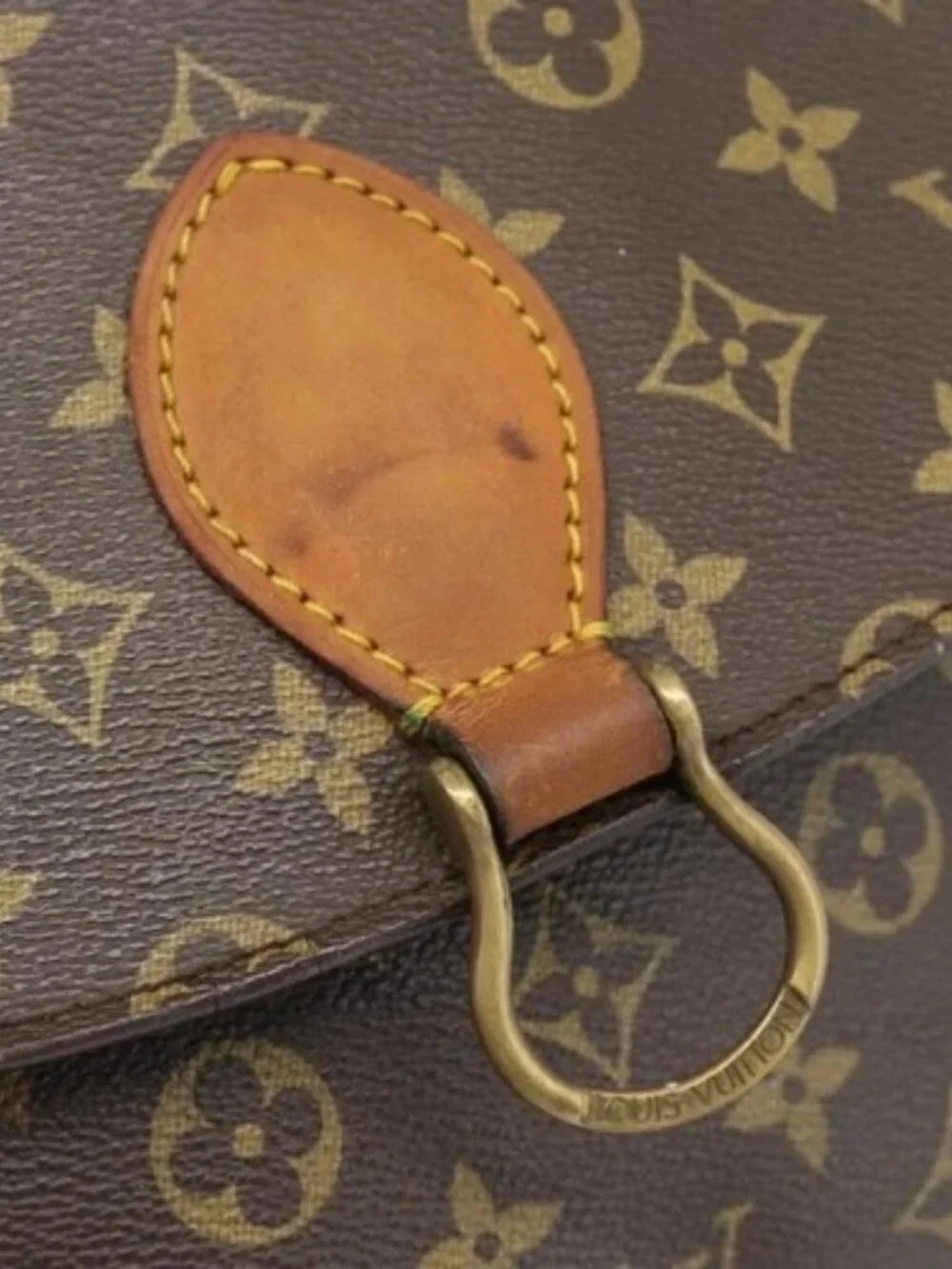 LOUIS VUITTON Monogram Saint Cloud GM Shoulder Bag M51242 LV Auth 165485